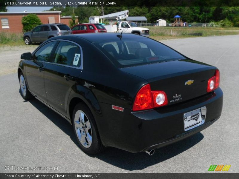 Black Granite Metallic / Ebony 2010 Chevrolet Malibu LT Sedan
