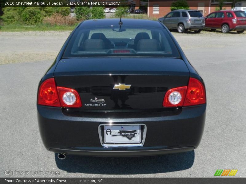 Black Granite Metallic / Ebony 2010 Chevrolet Malibu LT Sedan