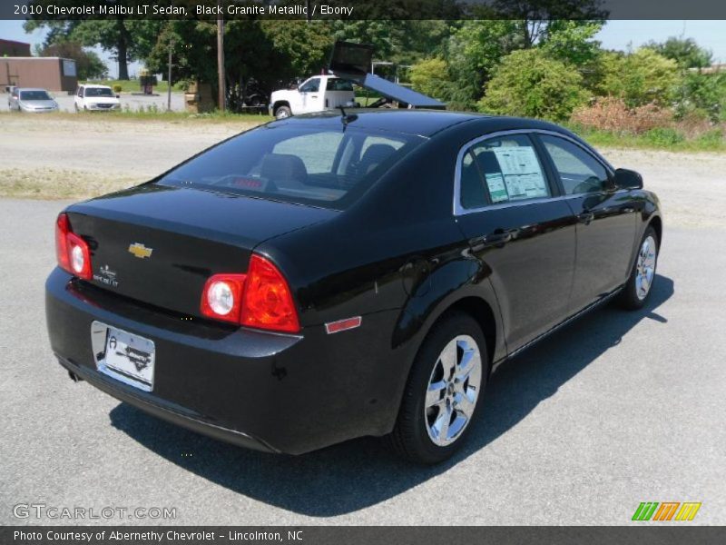Black Granite Metallic / Ebony 2010 Chevrolet Malibu LT Sedan