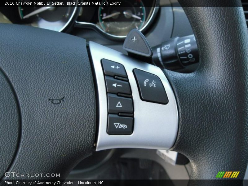 Black Granite Metallic / Ebony 2010 Chevrolet Malibu LT Sedan