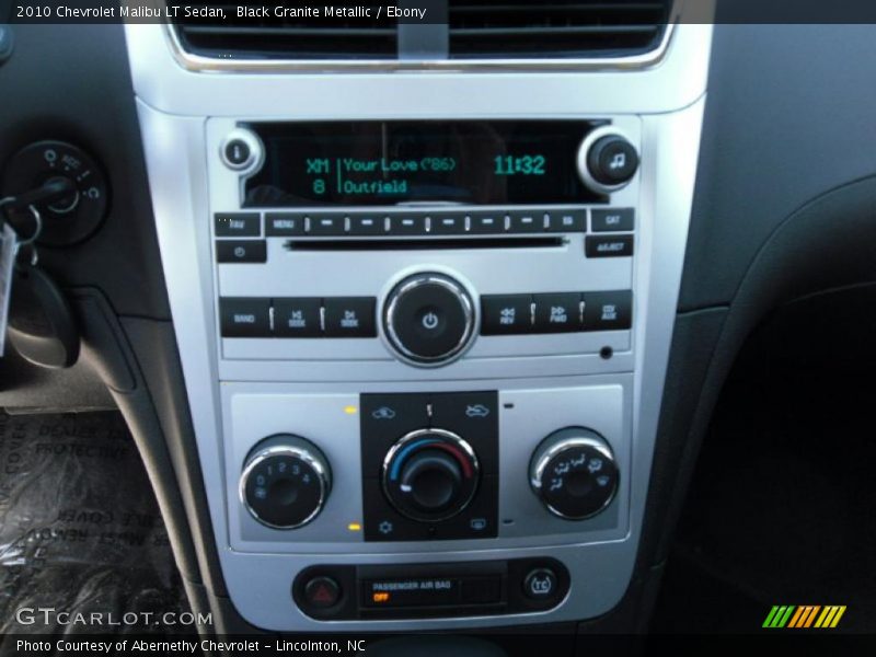Black Granite Metallic / Ebony 2010 Chevrolet Malibu LT Sedan