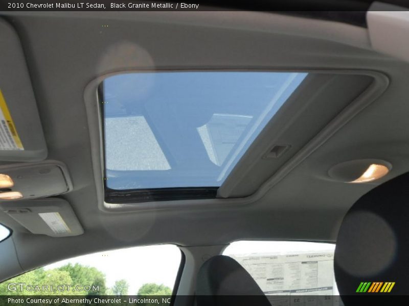Black Granite Metallic / Ebony 2010 Chevrolet Malibu LT Sedan