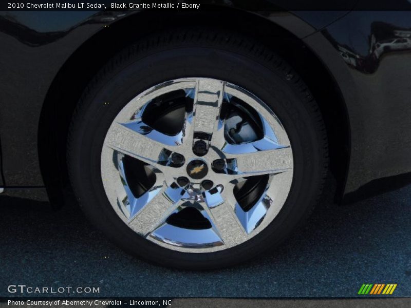 Black Granite Metallic / Ebony 2010 Chevrolet Malibu LT Sedan
