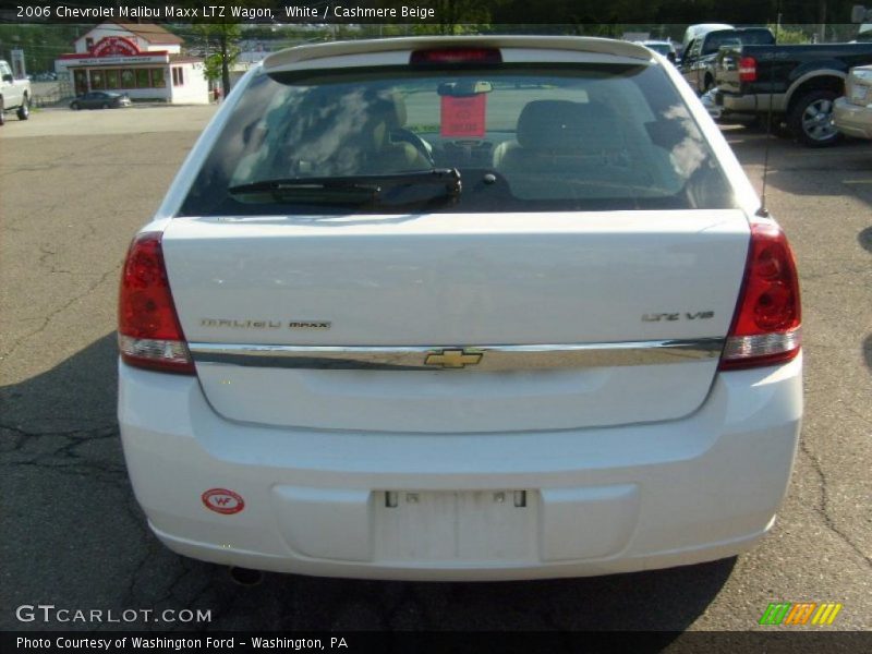 White / Cashmere Beige 2006 Chevrolet Malibu Maxx LTZ Wagon