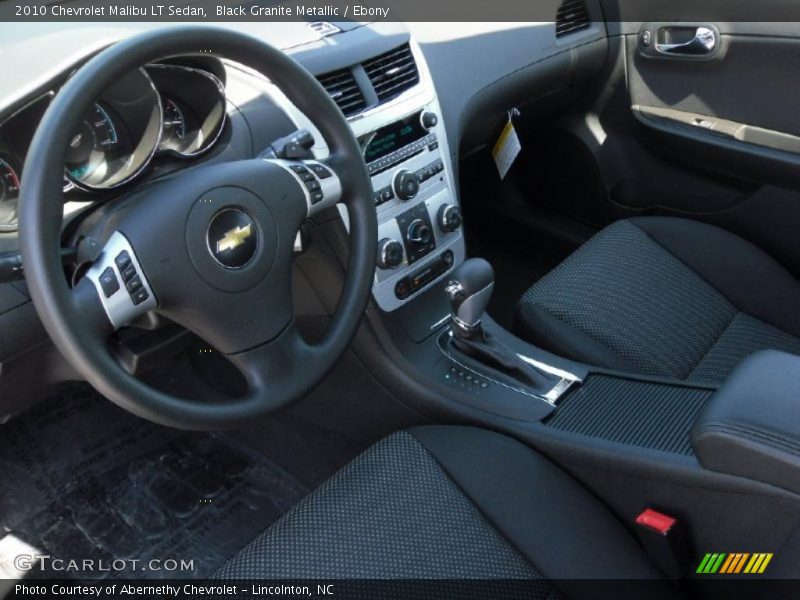 Black Granite Metallic / Ebony 2010 Chevrolet Malibu LT Sedan
