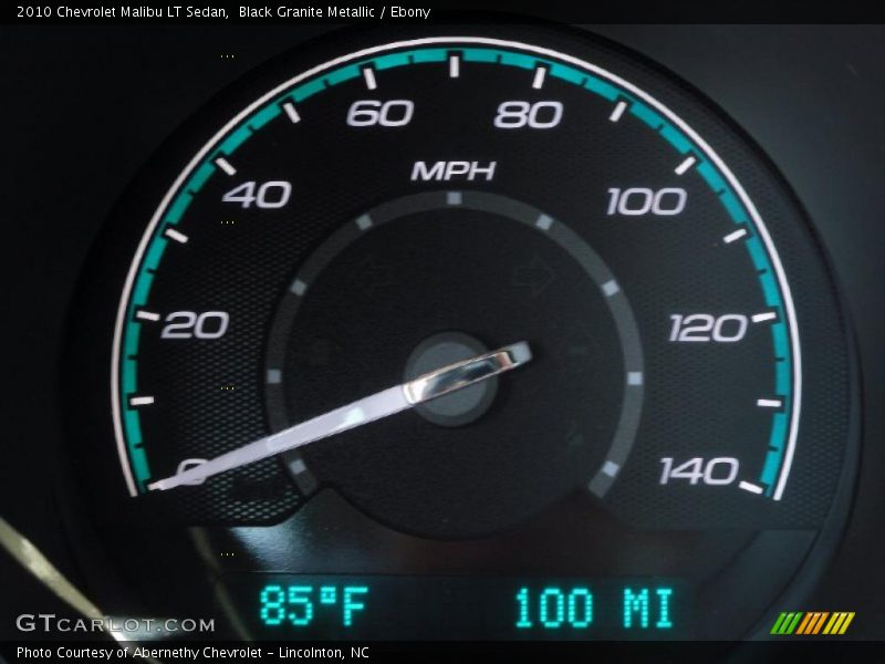 Black Granite Metallic / Ebony 2010 Chevrolet Malibu LT Sedan