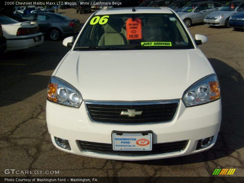 White / Cashmere Beige 2006 Chevrolet Malibu Maxx LTZ Wagon