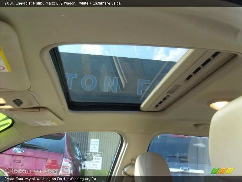 White / Cashmere Beige 2006 Chevrolet Malibu Maxx LTZ Wagon