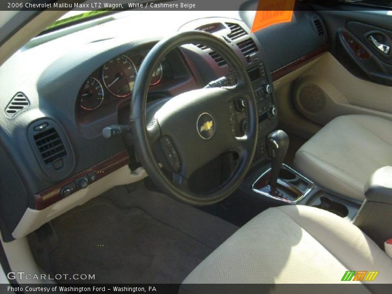 White / Cashmere Beige 2006 Chevrolet Malibu Maxx LTZ Wagon