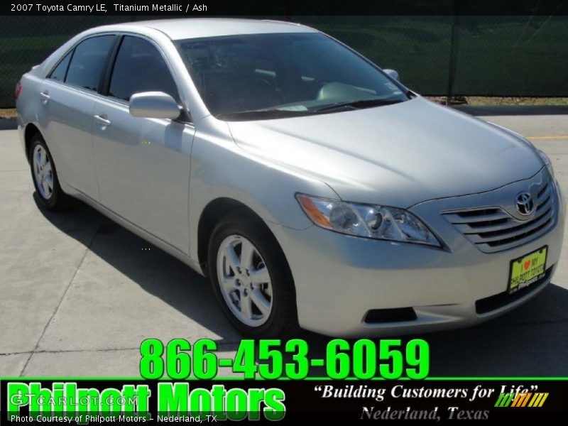 Titanium Metallic / Ash 2007 Toyota Camry LE
