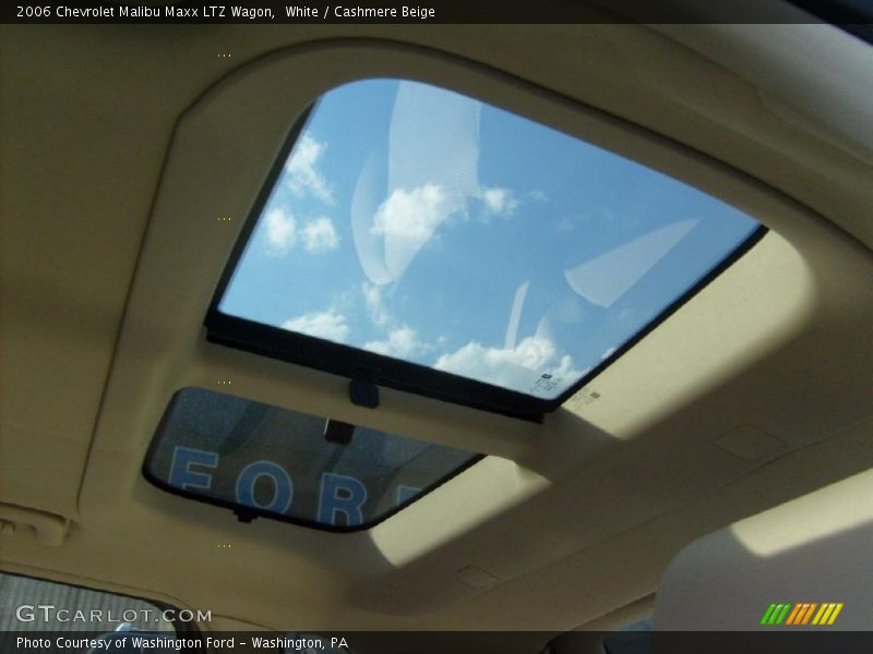 White / Cashmere Beige 2006 Chevrolet Malibu Maxx LTZ Wagon