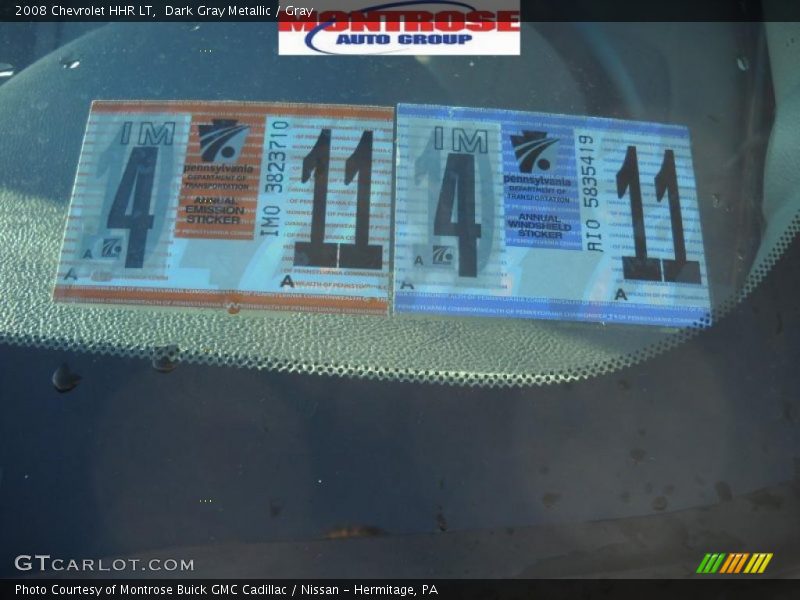 Dark Gray Metallic / Gray 2008 Chevrolet HHR LT