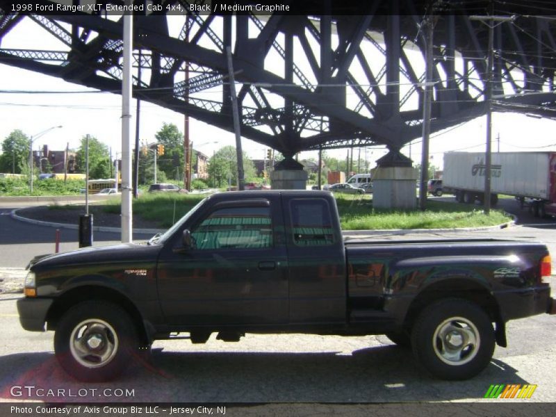 Black / Medium Graphite 1998 Ford Ranger XLT Extended Cab 4x4
