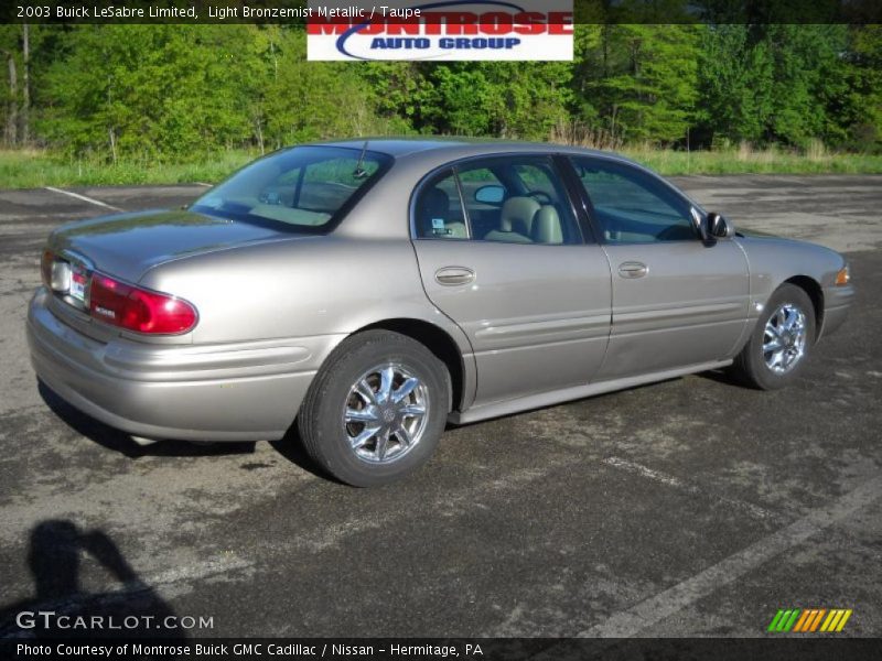 Light Bronzemist Metallic / Taupe 2003 Buick LeSabre Limited