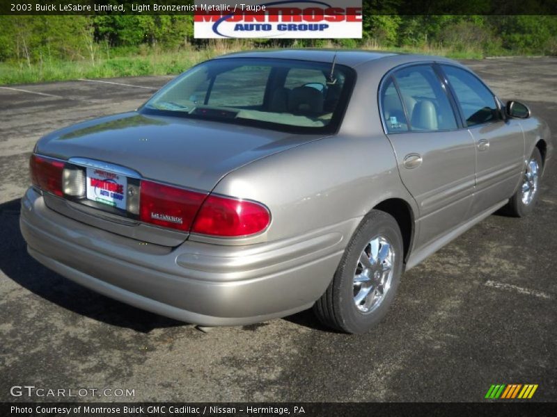 Light Bronzemist Metallic / Taupe 2003 Buick LeSabre Limited