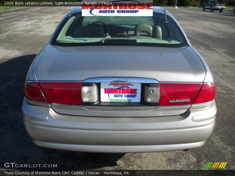 Light Bronzemist Metallic / Taupe 2003 Buick LeSabre Limited