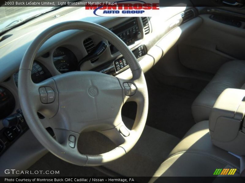 Light Bronzemist Metallic / Taupe 2003 Buick LeSabre Limited