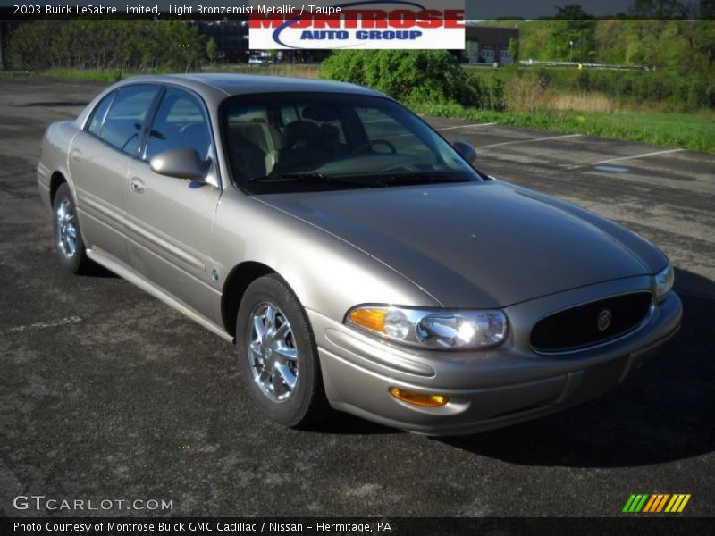 Light Bronzemist Metallic / Taupe 2003 Buick LeSabre Limited