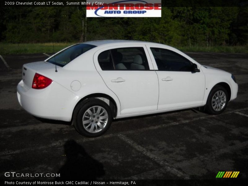 Summit White / Gray 2009 Chevrolet Cobalt LT Sedan