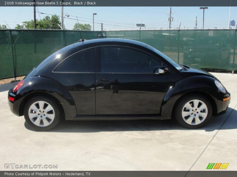 Black / Black 2008 Volkswagen New Beetle S Coupe