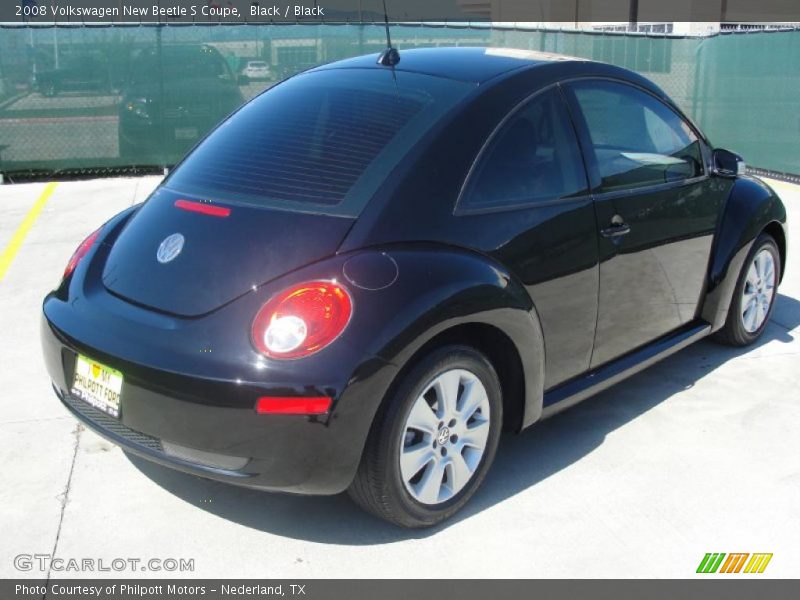 Black / Black 2008 Volkswagen New Beetle S Coupe