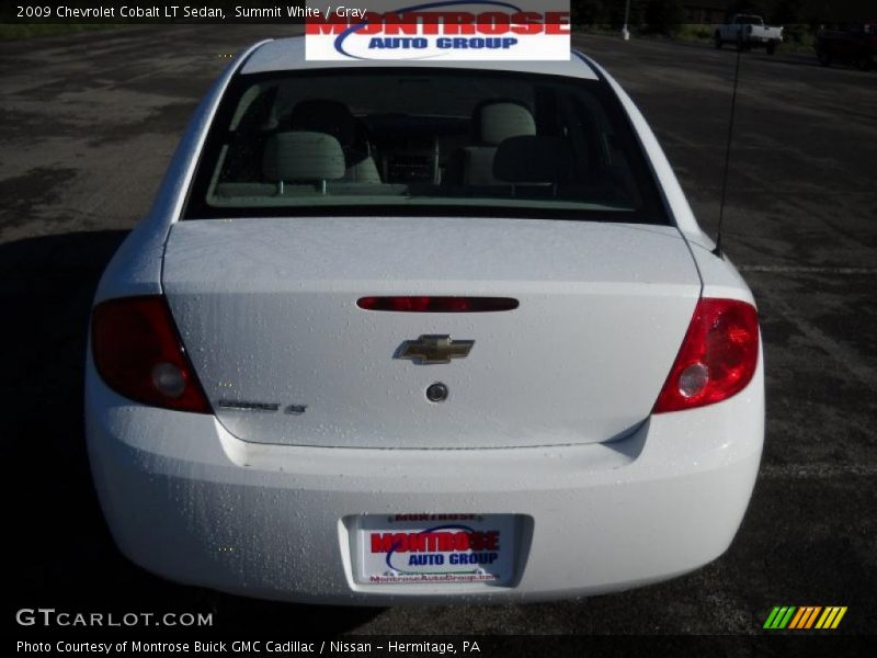 Summit White / Gray 2009 Chevrolet Cobalt LT Sedan