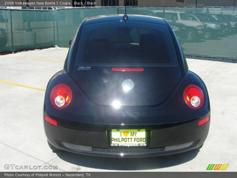 Black / Black 2008 Volkswagen New Beetle S Coupe