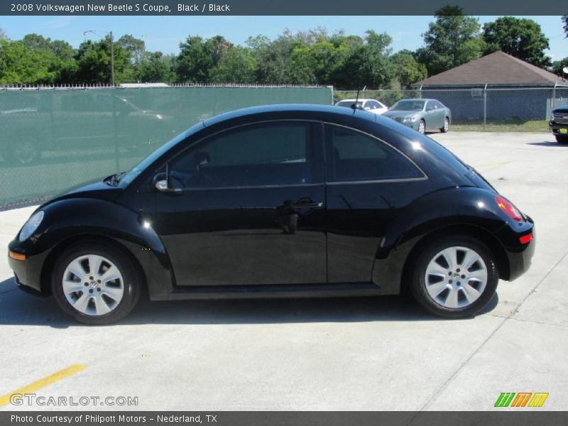 Black / Black 2008 Volkswagen New Beetle S Coupe