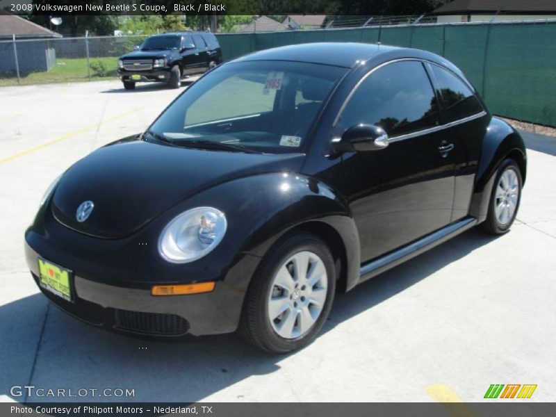 Black / Black 2008 Volkswagen New Beetle S Coupe