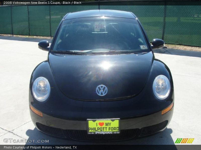 Black / Black 2008 Volkswagen New Beetle S Coupe