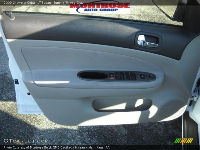 Summit White / Gray 2009 Chevrolet Cobalt LT Sedan