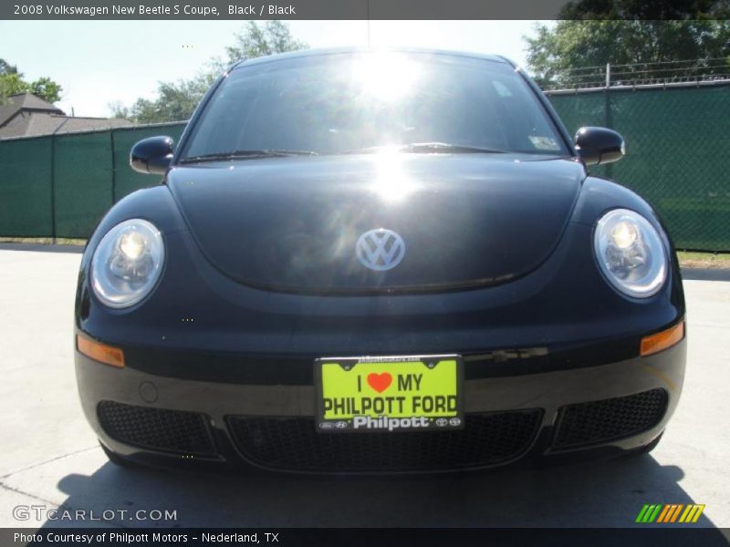 Black / Black 2008 Volkswagen New Beetle S Coupe
