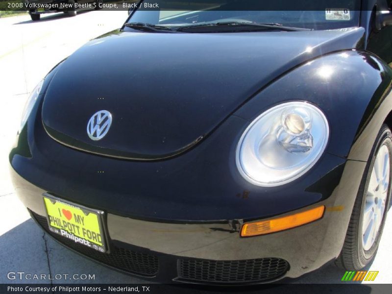 Black / Black 2008 Volkswagen New Beetle S Coupe