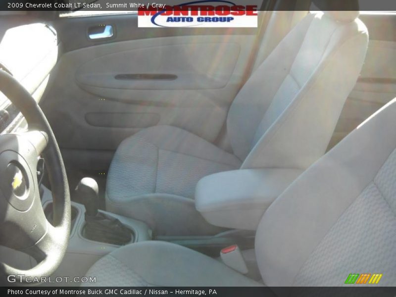 Summit White / Gray 2009 Chevrolet Cobalt LT Sedan