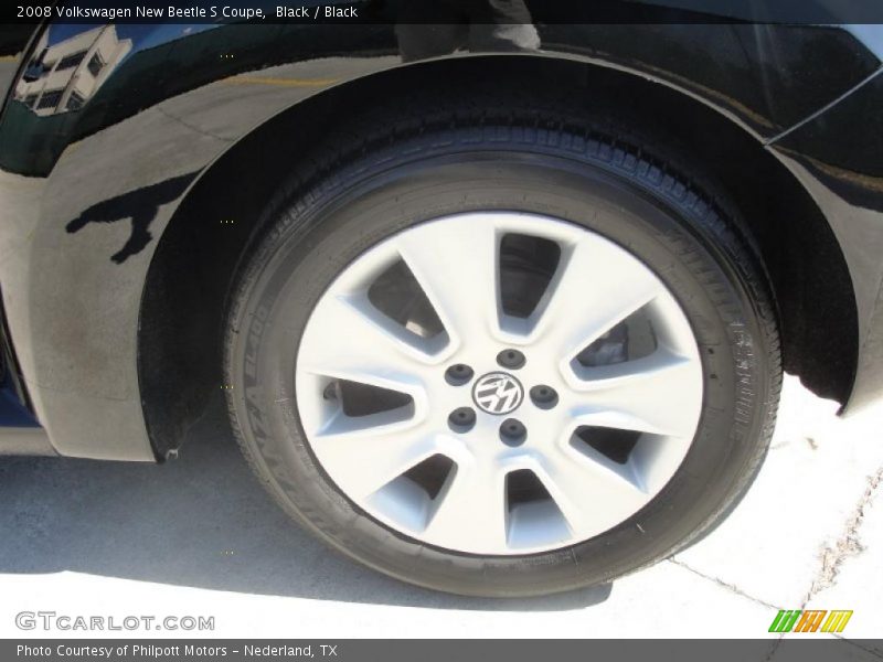 Black / Black 2008 Volkswagen New Beetle S Coupe