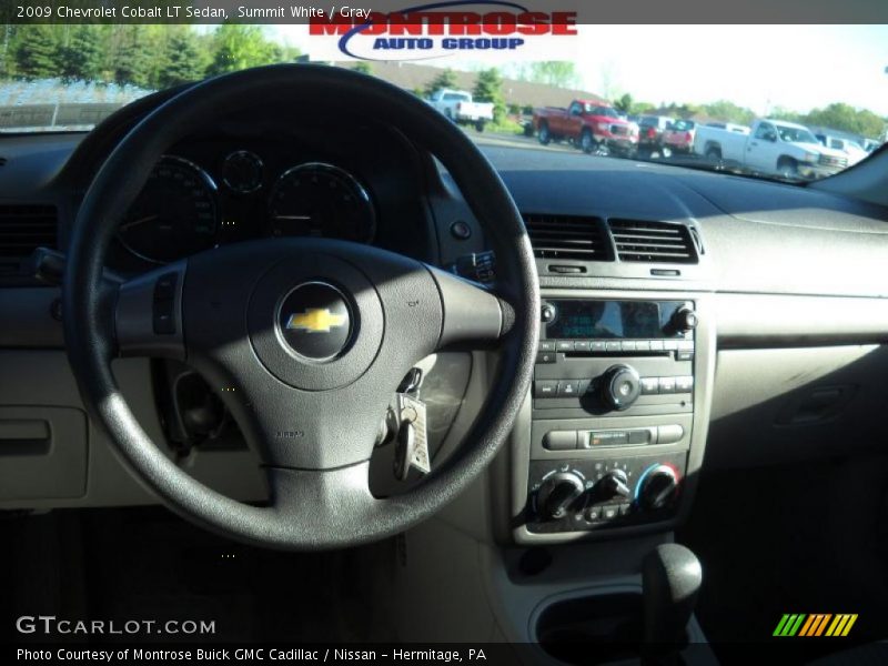 Summit White / Gray 2009 Chevrolet Cobalt LT Sedan