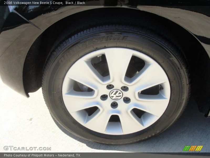 Black / Black 2008 Volkswagen New Beetle S Coupe
