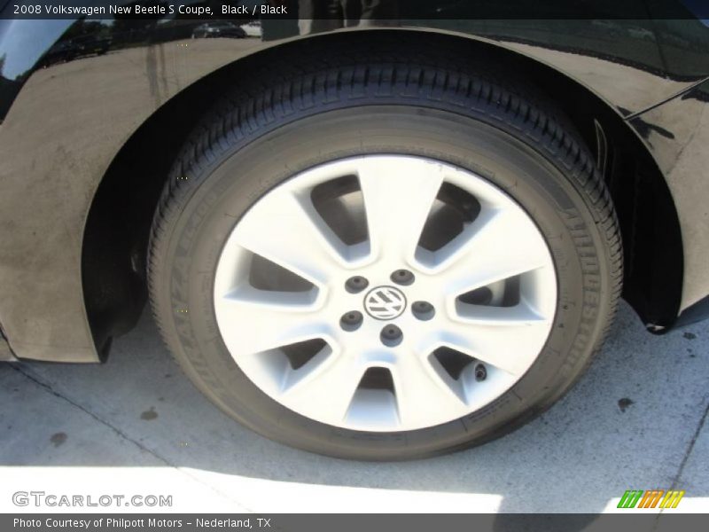 Black / Black 2008 Volkswagen New Beetle S Coupe