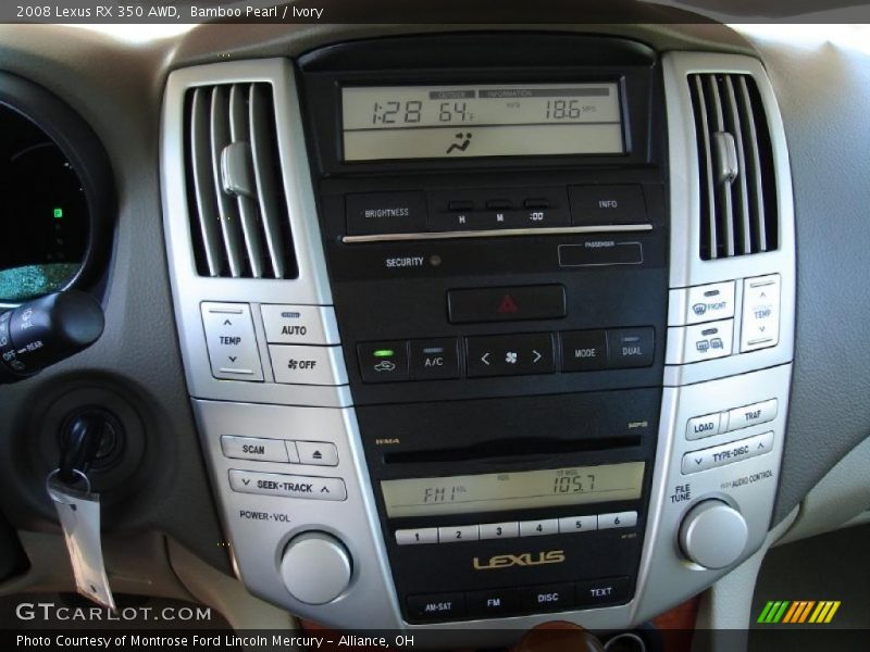 Bamboo Pearl / Ivory 2008 Lexus RX 350 AWD