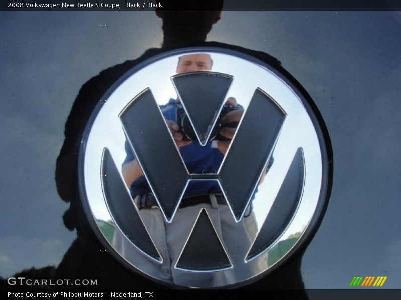 Black / Black 2008 Volkswagen New Beetle S Coupe
