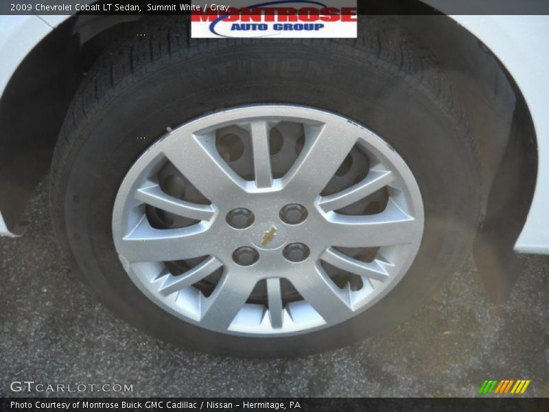Summit White / Gray 2009 Chevrolet Cobalt LT Sedan