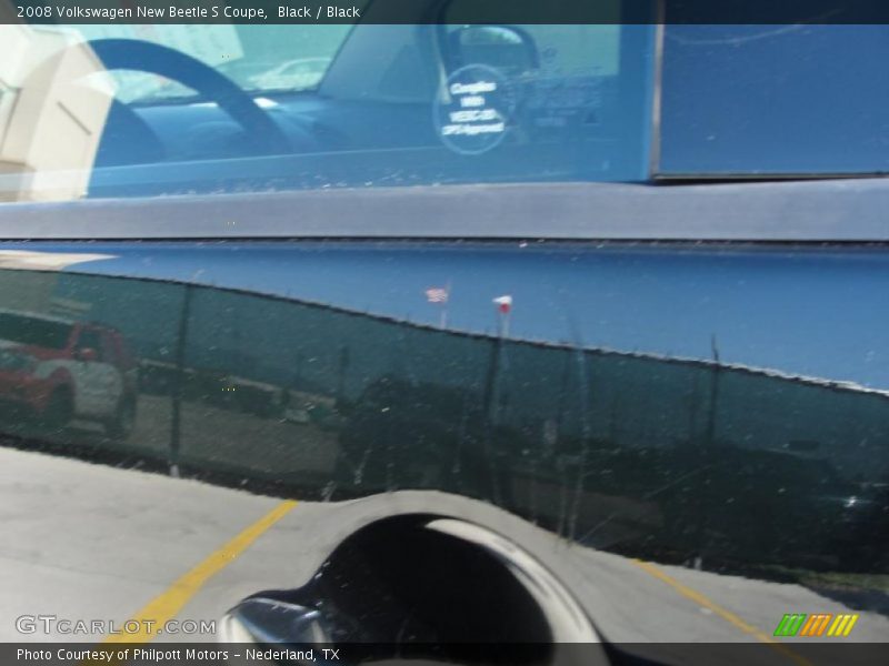 Black / Black 2008 Volkswagen New Beetle S Coupe
