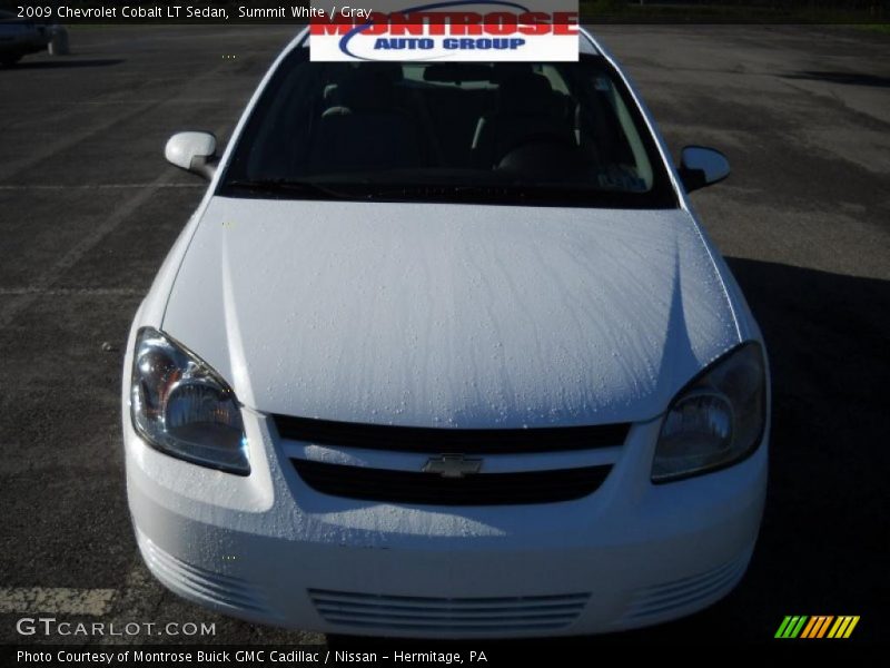 Summit White / Gray 2009 Chevrolet Cobalt LT Sedan