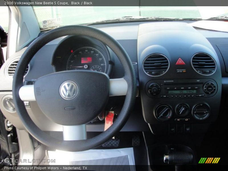 Black / Black 2008 Volkswagen New Beetle S Coupe