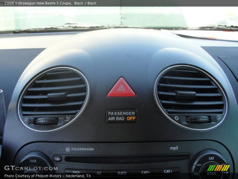 Black / Black 2008 Volkswagen New Beetle S Coupe