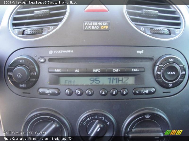 Black / Black 2008 Volkswagen New Beetle S Coupe