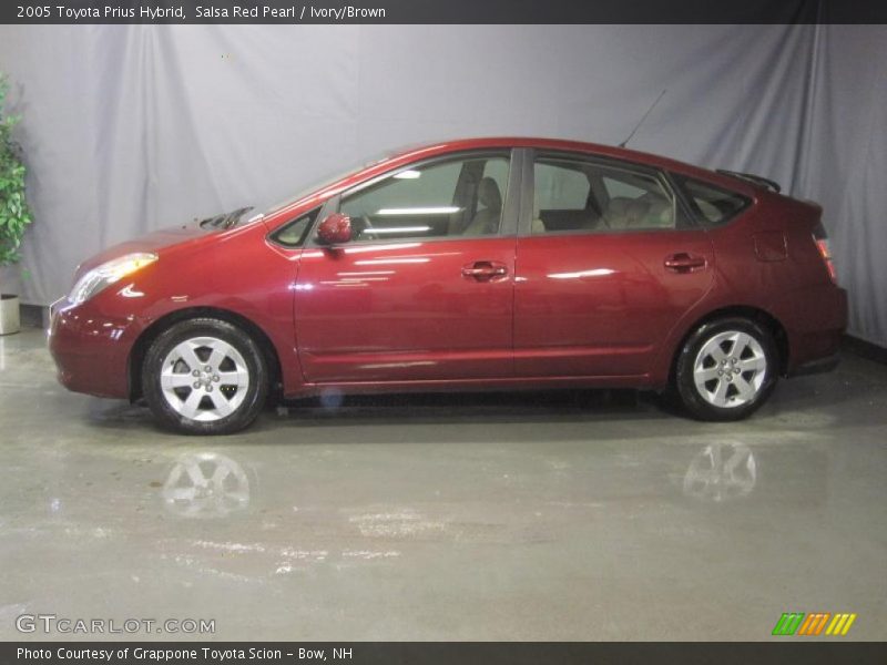 Salsa Red Pearl / Ivory/Brown 2005 Toyota Prius Hybrid