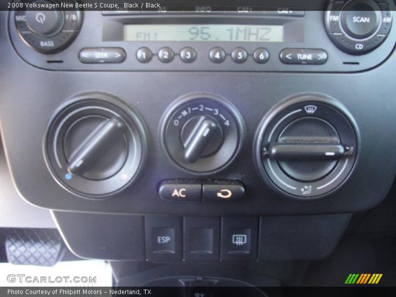 Black / Black 2008 Volkswagen New Beetle S Coupe