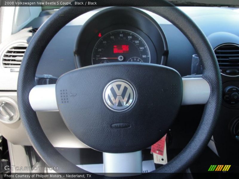 Black / Black 2008 Volkswagen New Beetle S Coupe