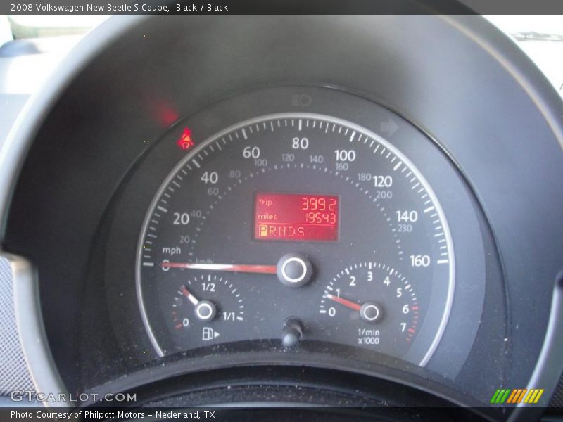 Black / Black 2008 Volkswagen New Beetle S Coupe